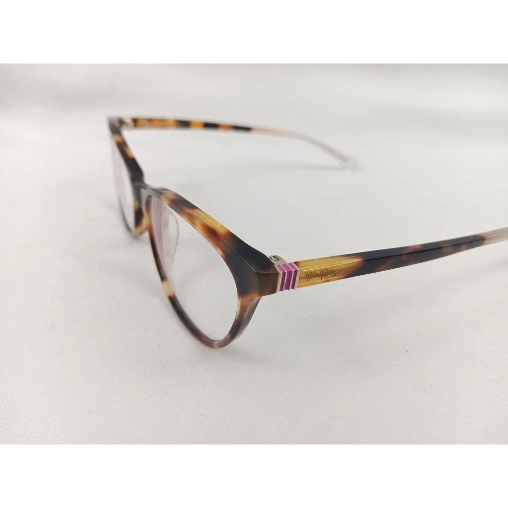 Lilly Pulitzer Eyeglasses Frame Ellory Brown‎ Tortoise Size 51-17-135